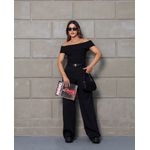 Blusa Decote Ombro a Ombro Preta