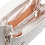 Bolsa Transversal Matelassê Paty Branca