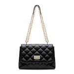 Bolsa Transversal Matelassê Paty Preta