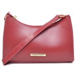 Bolsa Baguete Lisa Vinho