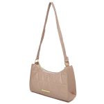 Bolsa Baguete Matelassê Amendoa