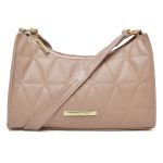Bolsa Baguete Matelassê Amendoa