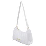 Bolsa Baguete Matelassê Branca