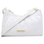 Bolsa Baguete Matelassê Branca