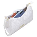 Bolsa Baguete Matelassê Branca