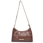 Bolsa Baguete Matelassê Caramelo