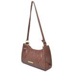 Bolsa Baguete Matelassê Caramelo