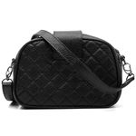 Bolsa Quilted Transversal Preta