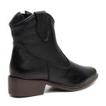 Bota Cano Baixo Western Preta