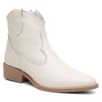 Bota Cano Baixo Western Marfim