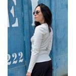 Blusa Manga Longa Branca