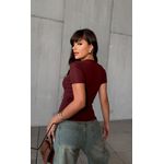 T-shirt Confort Lisa Marrom