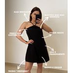 Vestido Curto Fepa Preto