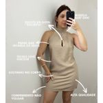 Vestido Pucca Curto Nude