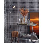 Pastilha Atlas Preto ME7957 2,5x5,0