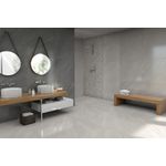 Porcelanato Limestone Grigio Rústico 83x83 R Damme
