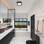 Porcelanato Calacata Black Polido 120x120 Ret Damme