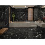 Porcelanato Nero Levanto Acetinado 62x121 Damme 