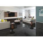 Porcelanato Geodo Negro Polido 62x121 Damme