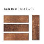 Revestimento Brick Corten 6,5x25,6 Pierini