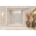 Porcelanato Marmo Branco Polido Retificado 120x240 Eliane