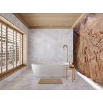 Porcelanato Light Marble Wh MT Retificado 90x90 Roca