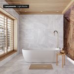 Porcelanato Light Marble Wh Matte 90x90 Roca