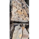 Pedra Madeira Amarela Irregular Mescla