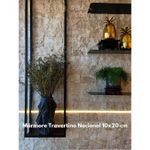 Mármore Travertino Rockface 10x20 cm