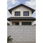 Pedra Núvola Grigia Rock Face 10x30