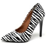 Scarpin Zebra Salto Alto