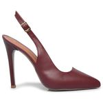 Scarpin Slingback Salto Alto Marsala