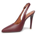 Scarpin Slingback Salto Alto Marsala