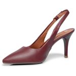 Scarpin Slingback Salto Médio Marsala