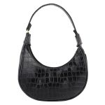 Bolsa Maitê Croco Preta