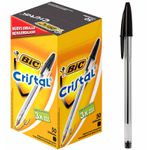 Caneta Bic Cristal Preta C/50 UND