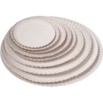 Prato de Papelão Rio Verde Branco nro 01 13cm c/10 und