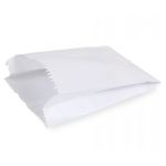 Saco de Papel Mono Branco Pipoca 3 C/100 UND