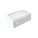 POrta Guardanapo TV Deitado Plastico Branco H9