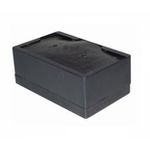 POrta Guardanapo TV Deitado Plastico Preto H9
