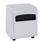 Porta Guardanapo Americano Plastico 14x21 Branco H10