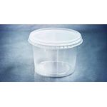 Pote Plástico PP Redondo Prafesta com Tampa 500ml c/12x24 und