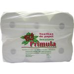 Toalha Papel Bobina Primula Branca 20x200 C/6 UND