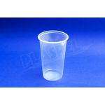 Copo Plástico Copaza Translúcido Liso 500ml c/50 und