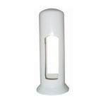 Porta Canudo Cilindro Plastico Branco 14