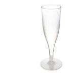 Taça Acrílico Cristal Plastilânia Ref. Pit 140 Champanhe c/05 und