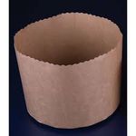 Forma P/ Panetone Top Line 0250G Kraft 105X75MM C/100 UND