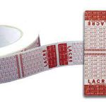 Lacre Adesivo Segurança Pluma 30x90 Generico Vermelho C/500