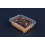 Pote Plástico PP Retangular Cristal Freezer e Microondas Galvanotek Ref. G306 com Tampa 500ml c/10 und