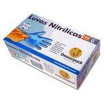 Luva Procedimento Nitrilica Descarpack Azul S/Pó G C/100 UND